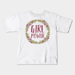 Girl Power - Floral 🌸 Kids T-Shirt